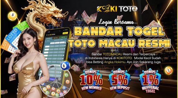 Kokitoto Bandar Toto Macau Online Terpercaya dengan Minimal Deposit 5000